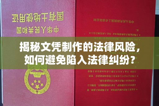 正镶白旗揭秘文凭制作的法律风险，如何避免陷入法律纠纷？