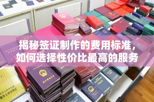 正镶白旗揭秘签证制作的费用标准，如何选择性价比最高的服务？