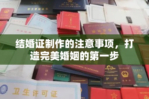 正镶白旗结婚证制作的注意事项，打造完美婚姻的第一步